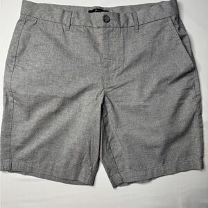 Marc Anthony Luxury Men's Gray Chino Shorts Size 34 100% Cotton